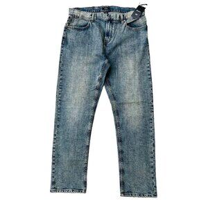 RVCA Men's Blue Week-End Stretch Straight Fit Jeans Size 38 AVYDP00110